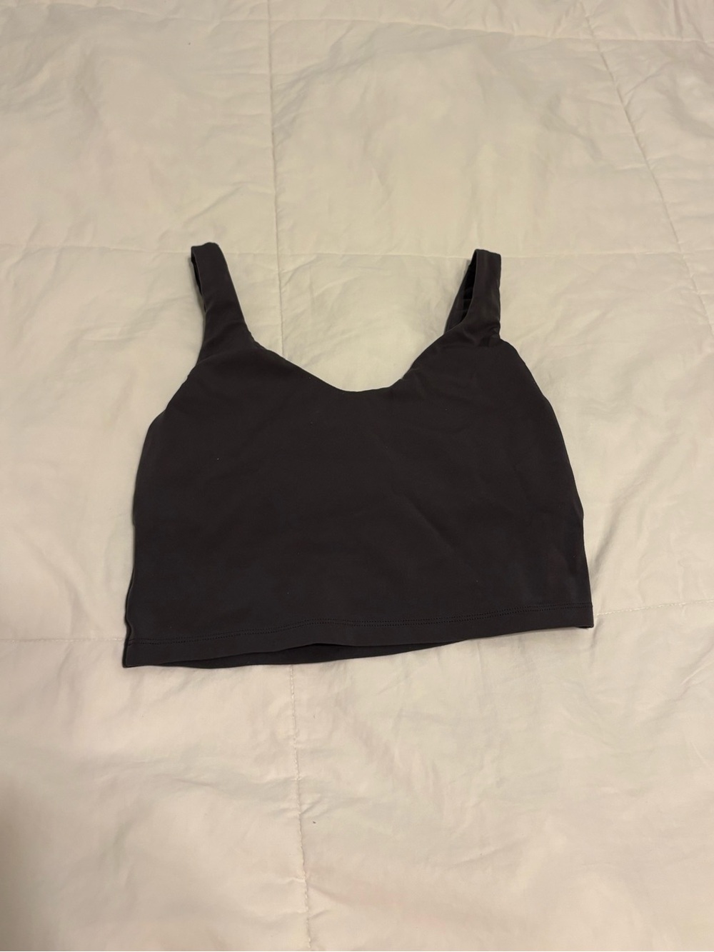 aerie Grey Active Cropped Tank